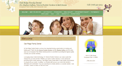 Desktop Screenshot of oakridgefamilydental.com